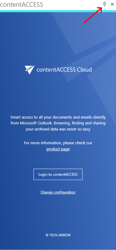 Mail app pin function