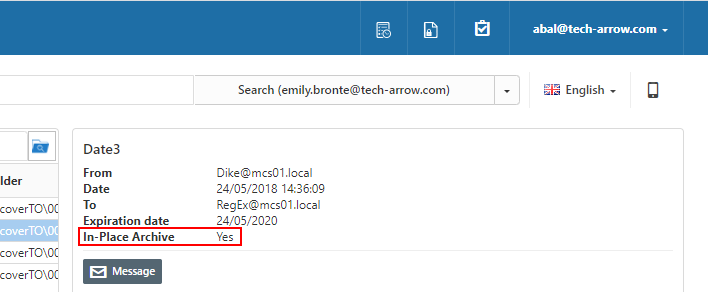 contentWEB in-place archive
